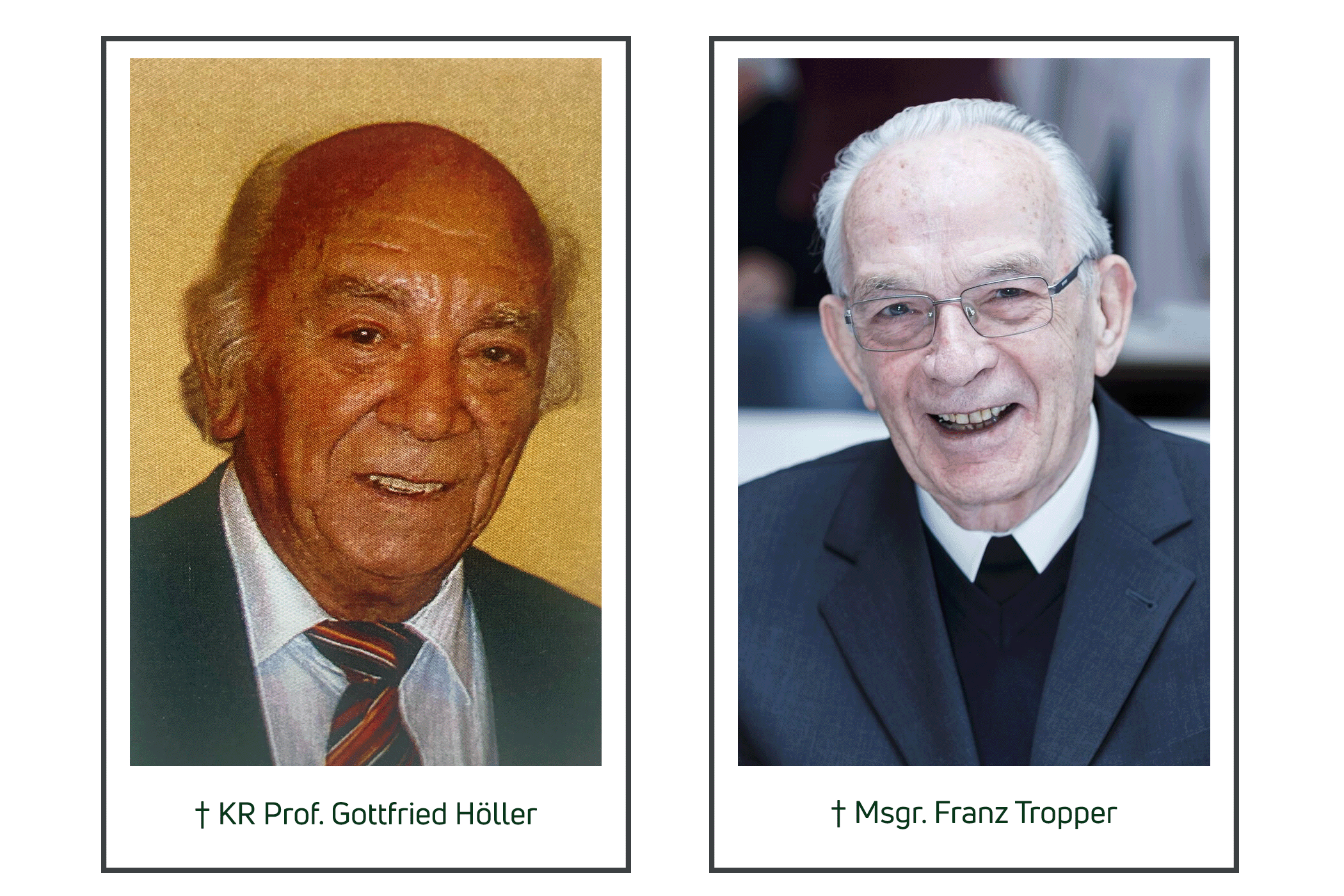 KR Prof. Gottfried Höller und Msgr. Franz Tropper 