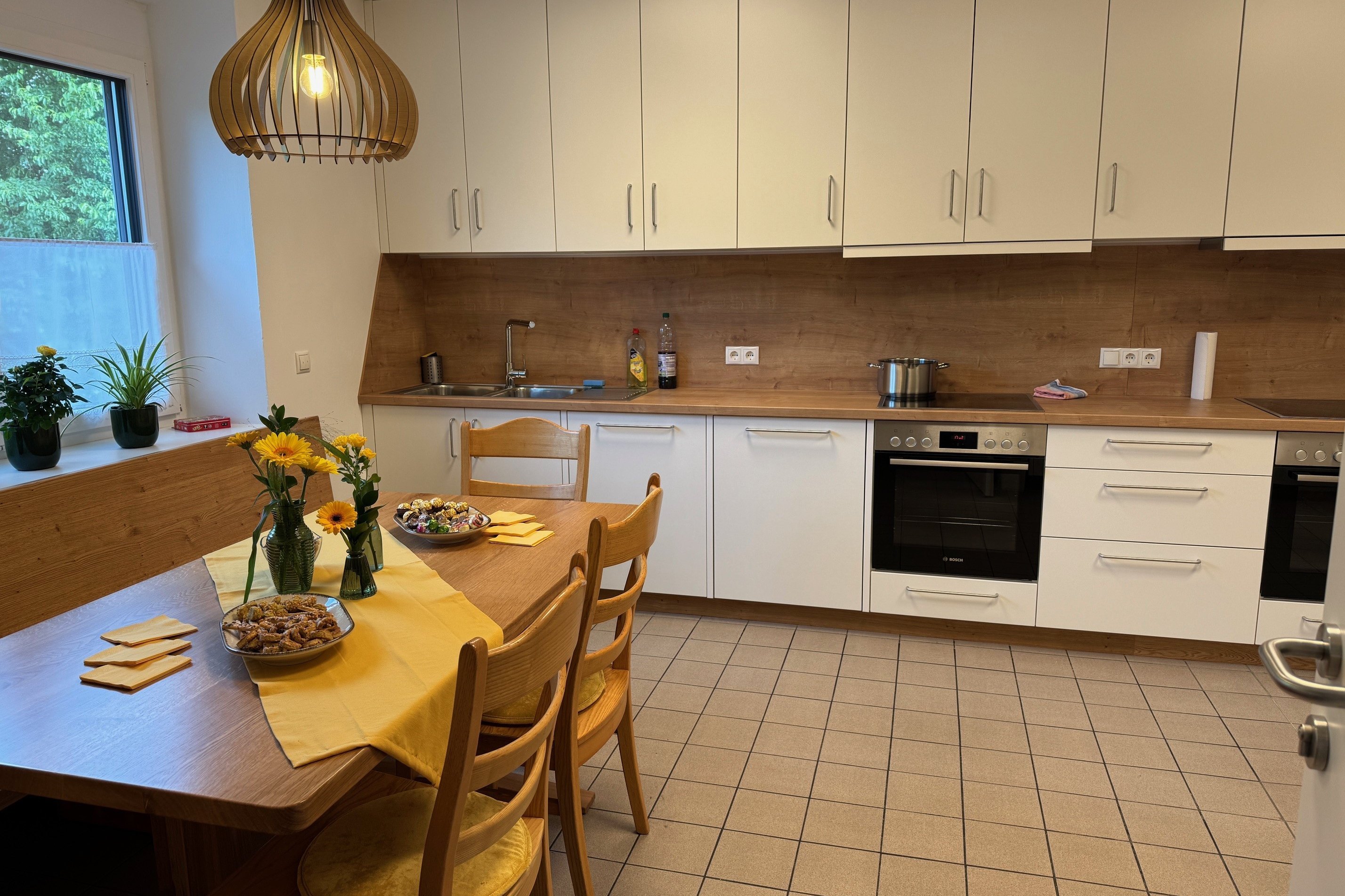 Blick in die Küche im Frauenhaus