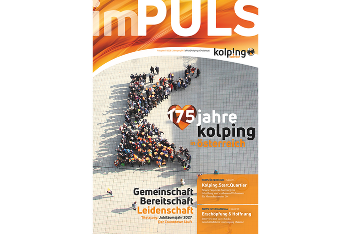 Titelbild einer Ausgabe der Kolpingzeitschrift