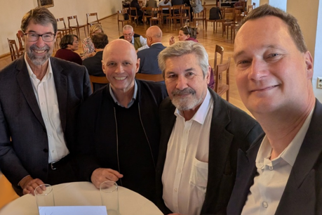 Vier Mitglieder der Kolpingsfamilie Wien-Währing